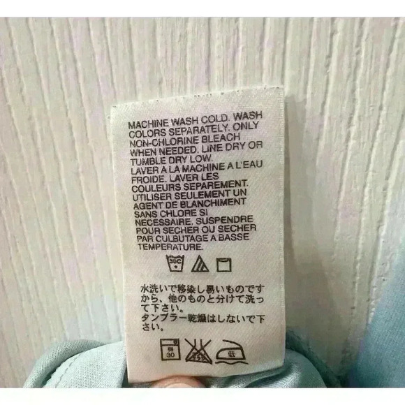 The North Face Women’s Small Petite Baby Sky Blue Athletic Gym Top - Picture 7 of 7